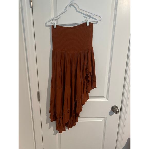 Free People Dresses & Skirts - Free people Cabin Woods Asymmetrical Skirt – Size Small – NWT – MSRP $78